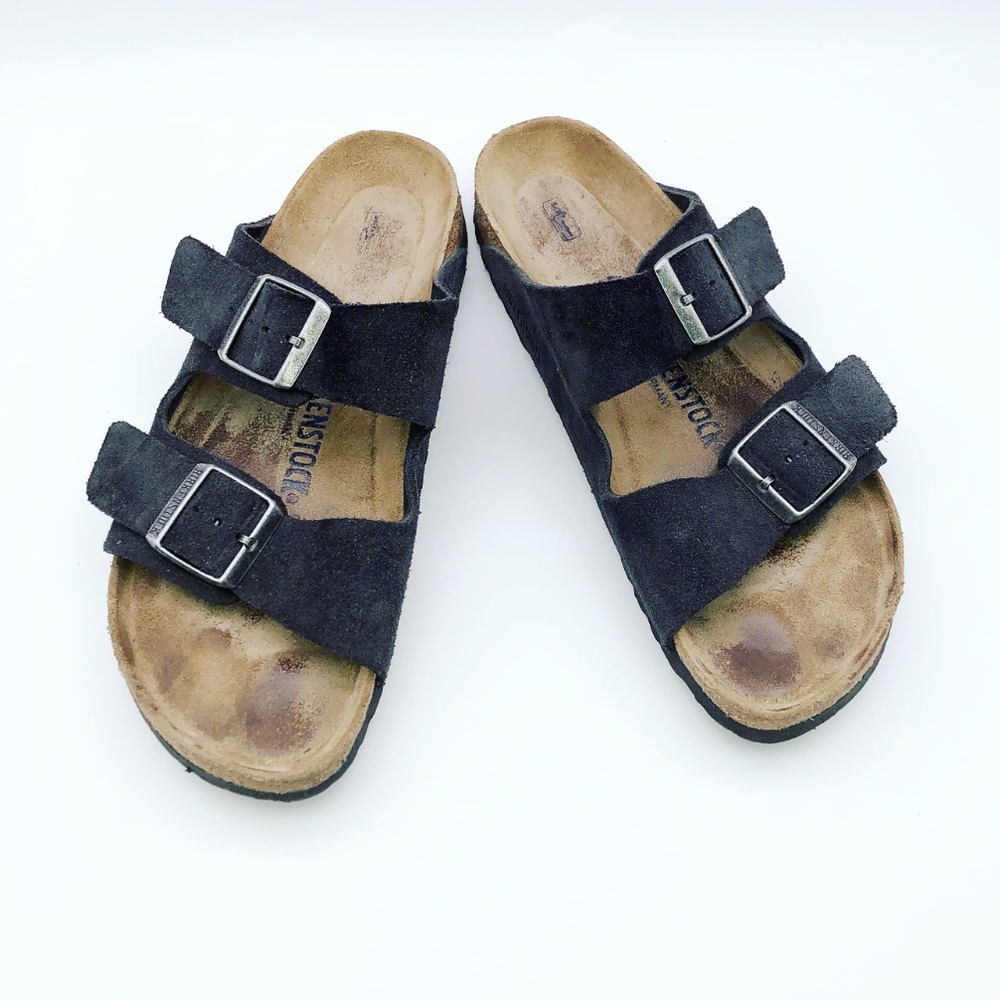 Birkenstock Arizona Soft Footbed Unisex Gray Suede